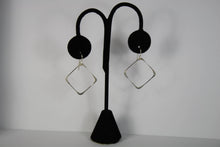 Load image into Gallery viewer, Sterling Silver Large Square Earrings