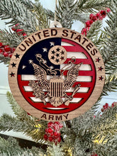 Load image into Gallery viewer, US Army Ornament