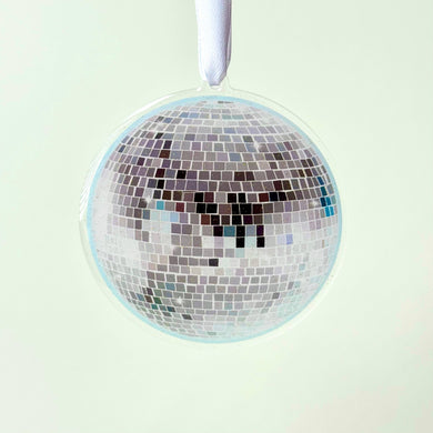 Glitter Disco Ornament