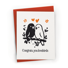 Load image into Gallery viewer, Lovebirds Greeting Card