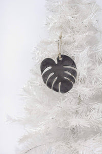 Metal Monstera Tree Ornament