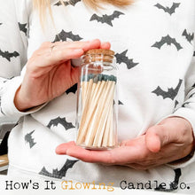 Load image into Gallery viewer, Large Charcoal Black Match Vials