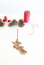 Load image into Gallery viewer, Wood Pine Tree Branch Ornament