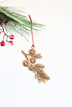 Load image into Gallery viewer, Wood Pine Tree Branch Ornament
