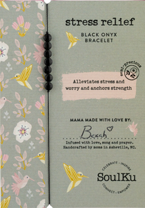 Stress Relief Mantra Bracelet