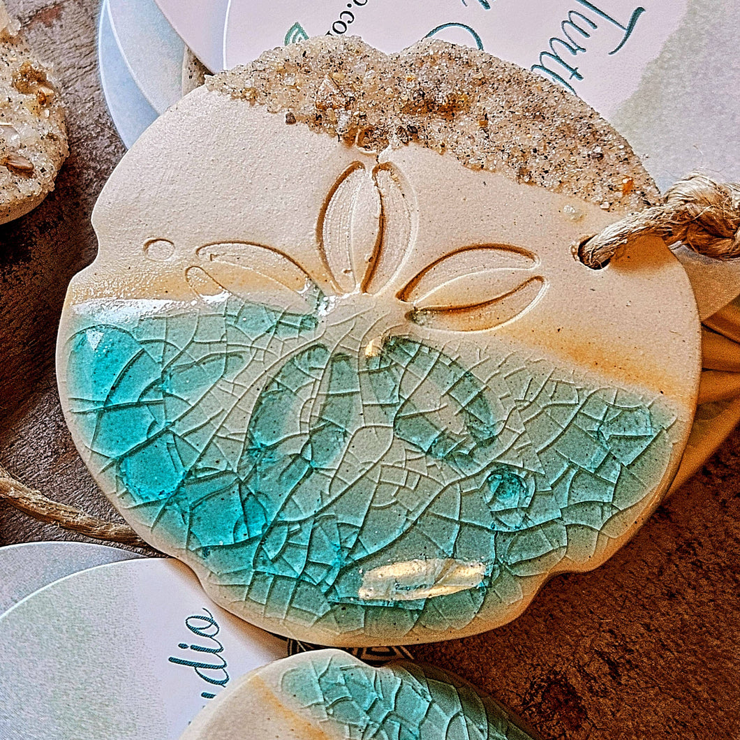Sand Dollar Ceramic Ornament