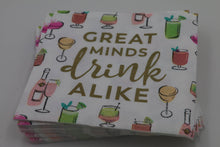Load image into Gallery viewer, Great Minds Drink Alike Cocktail Napkins