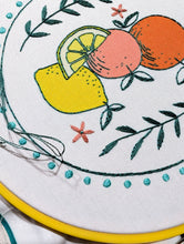 Load image into Gallery viewer, Citrus Embroidery Kit