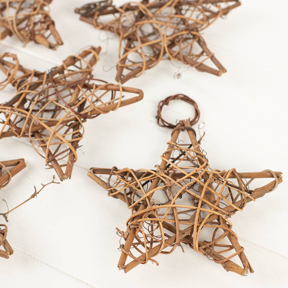 Natural Grapevine Star Ornament