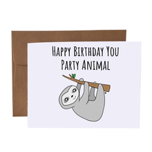 Load image into Gallery viewer, HBD You Party Animal Card