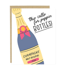 Load image into Gallery viewer, Poppin Bottles Card