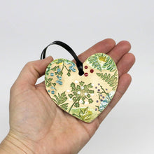 Load image into Gallery viewer, Pottery Heart Ornament