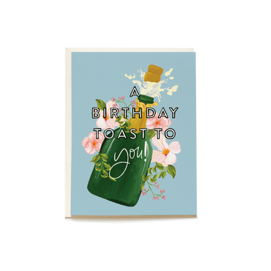 Birthday Toast Greeting Card