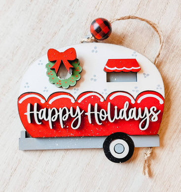 Vintage Holiday Camper Ornament