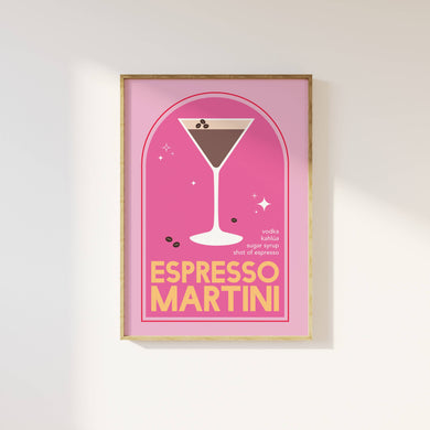 Espresso Martini Cocktail Print