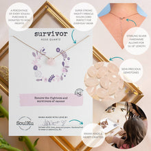 Load image into Gallery viewer, Survivor Mantra Necklace