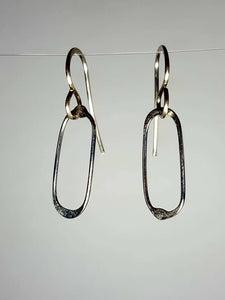 Sterling Silver Small Oval Earrings