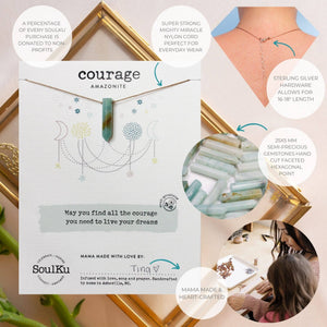 Courage Mantra Necklace