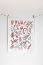 Load image into Gallery viewer, Pinecone Tea Towel