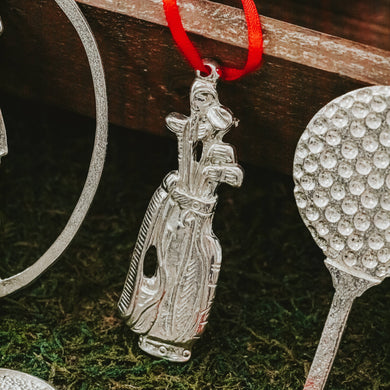 Pewter Golf Bag Ornament