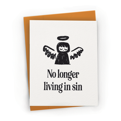 No Longer Living In Sin Card