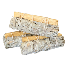 Load image into Gallery viewer, White Sage + Palo Santo Smudge Sticks