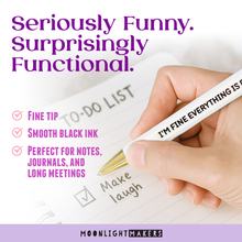 Load image into Gallery viewer, My Anxiety Has Anxiety Funny Pen Set