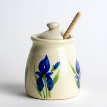 Load image into Gallery viewer, Ceramic Pinecone Honey Pot w Dipper