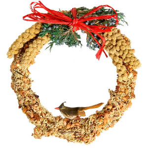 Rustic Birdseed Wreath