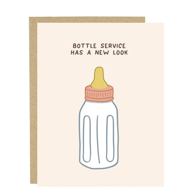 Bottle Service Baby Card