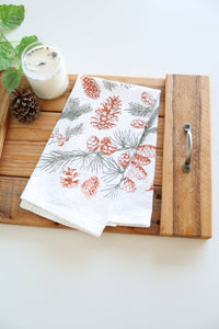 Pinecone Tea Towel