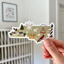 Load image into Gallery viewer, North Carolina State Icons Sticker