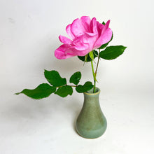 Load image into Gallery viewer, Sea Mist Celadon Bud Vase Set – Handmade Ceramic Mini Vases