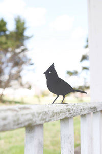 Cardinal Metal Bird Statue