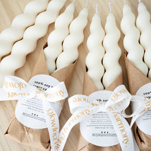 Load image into Gallery viewer, Twisted Taper Candles - Set of 2