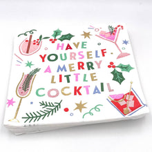 Load image into Gallery viewer, Merry Little Cocktail Napkins