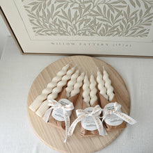 Load image into Gallery viewer, Twisted Taper Candles - Set of 2