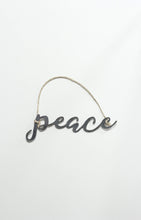 Load image into Gallery viewer, Metal Peace Tree Ornament