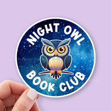 Load image into Gallery viewer, Night Owl Book Club Sticker
