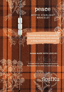 Peace Adjustable Mantra Bracelet