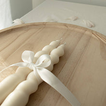 Load image into Gallery viewer, Twisted Taper Candles - Set of 2