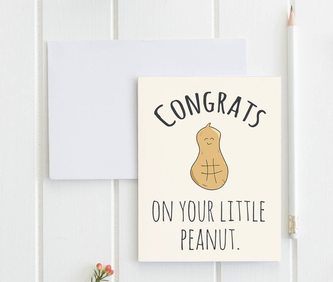 Congrats on Your Little Peanut Card