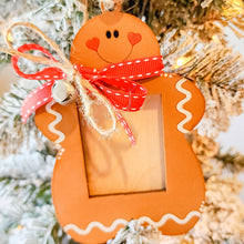 Load image into Gallery viewer, Gingerbread Photo Frame Ornament