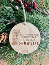 Load image into Gallery viewer, Showgirl Christmas Ornament