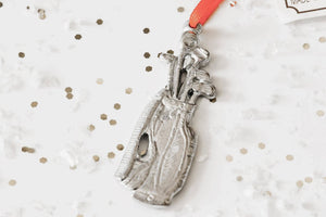 Pewter Golf Bag Ornament