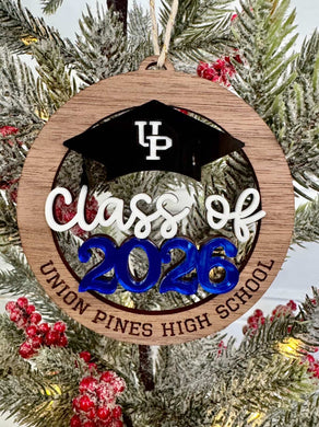 Union Pines Class of 2026 Ornament