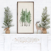 Load image into Gallery viewer, Small Watercolor Pines