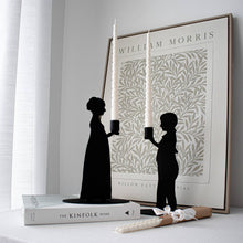 Load image into Gallery viewer, Swirl Taper Candles - Set of 2