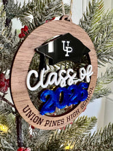 Load image into Gallery viewer, Union Pines Class of 2026 Ornament
