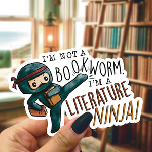 Literature Ninja Sticker